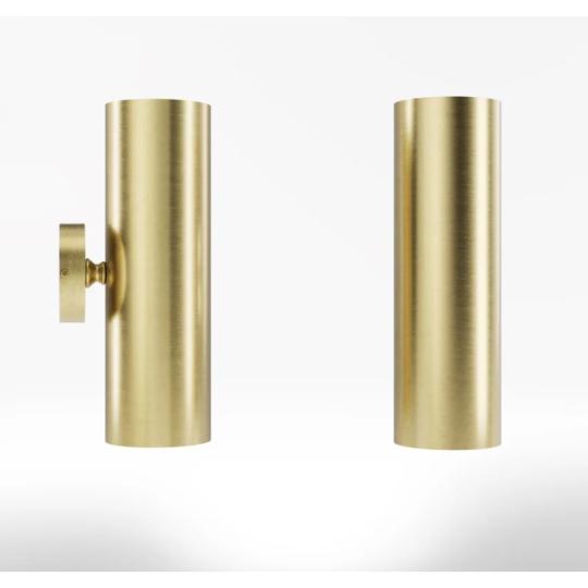 zlta mosadz nastenne bodove svetlo atmosfericke svetlo bodove svetlo dizajn spalna chodba rurova lampa hotel aray.jpg